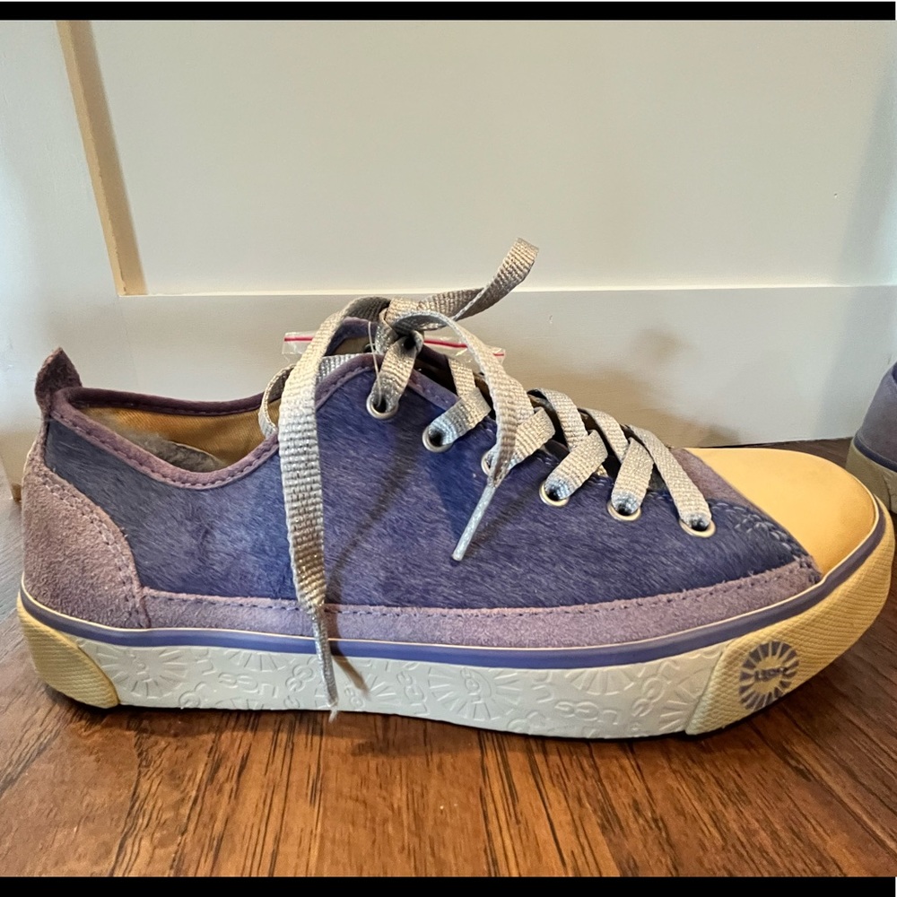 UGG Lavender Cowhide Sneakers
